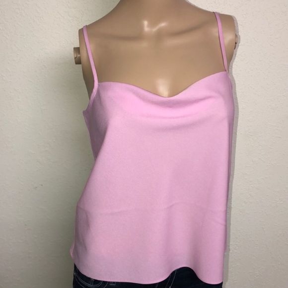 Topshop Tops - Topshop cowl neck pink cami size 2